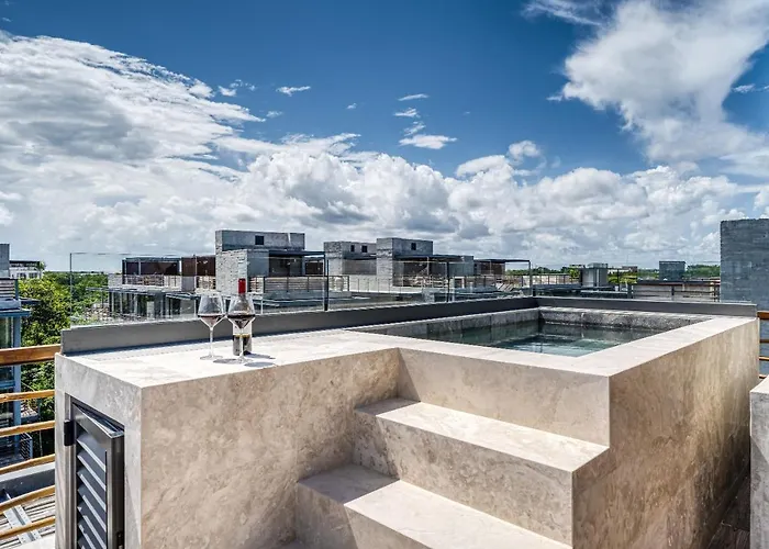 Divine 1br Ph W Private Pool, Cenote, Gym Apartment *