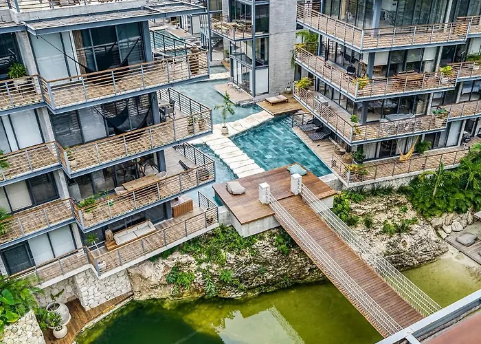 Divine 1br Ph W Private Pool, Cenote, Gym Apartment *